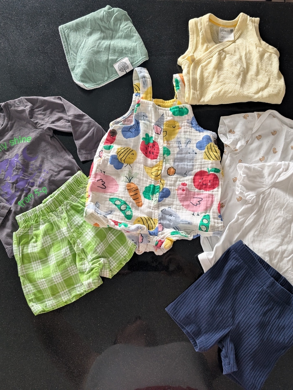 Colorful Gender Neutral Baby Clothes Bundle 3-6 Months